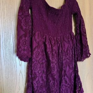 Plum lace Xhilaration dress